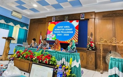 SMK N 1 BLORA : RAPAT AWAL SEMESTER GENAP TAHUN PELAJARAN 2024 / 2025